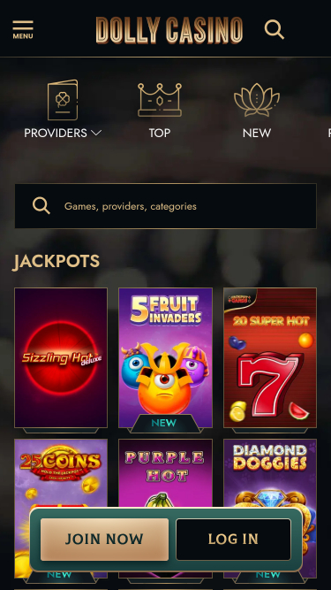 Jackpot du casino Dolly Mobile