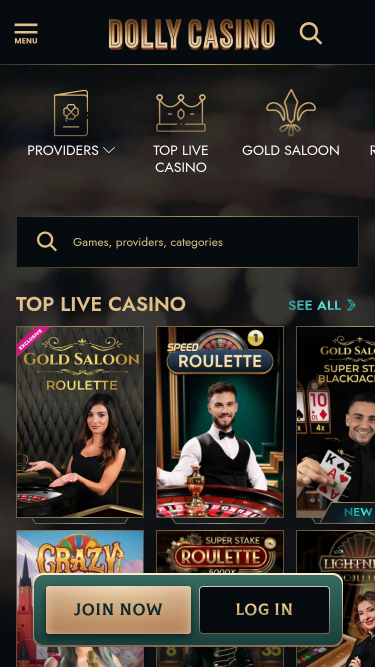 Casino en direct Dolly Mobile