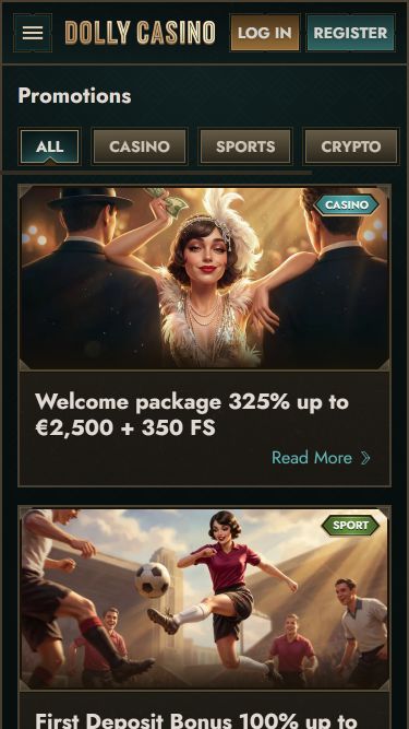 Images promotionnelles mobiles de Dolly Casino