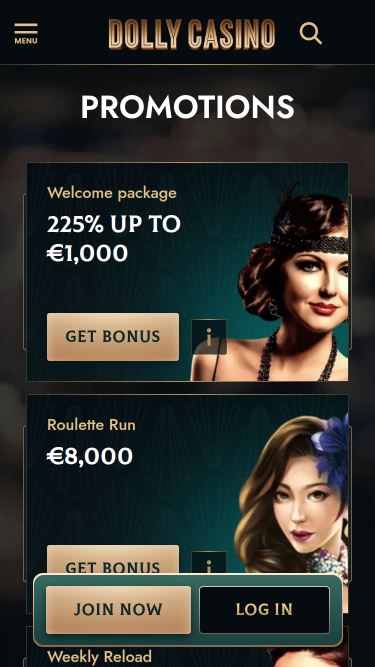 Promotions du casino Dolly Mobile