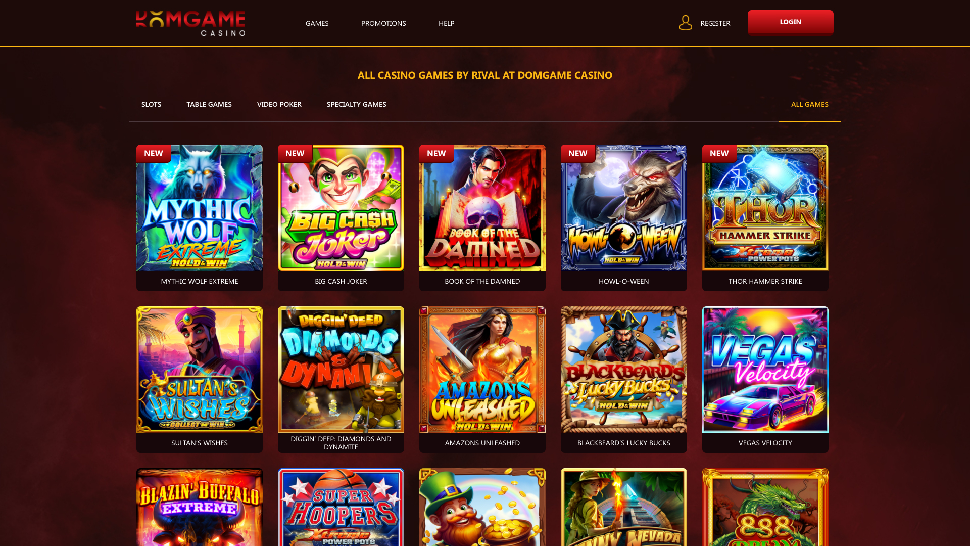 Jeux du casino DomGame Bureau