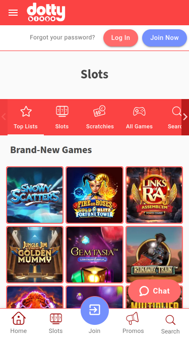 Dotty-Bingo-Spiele Mobil