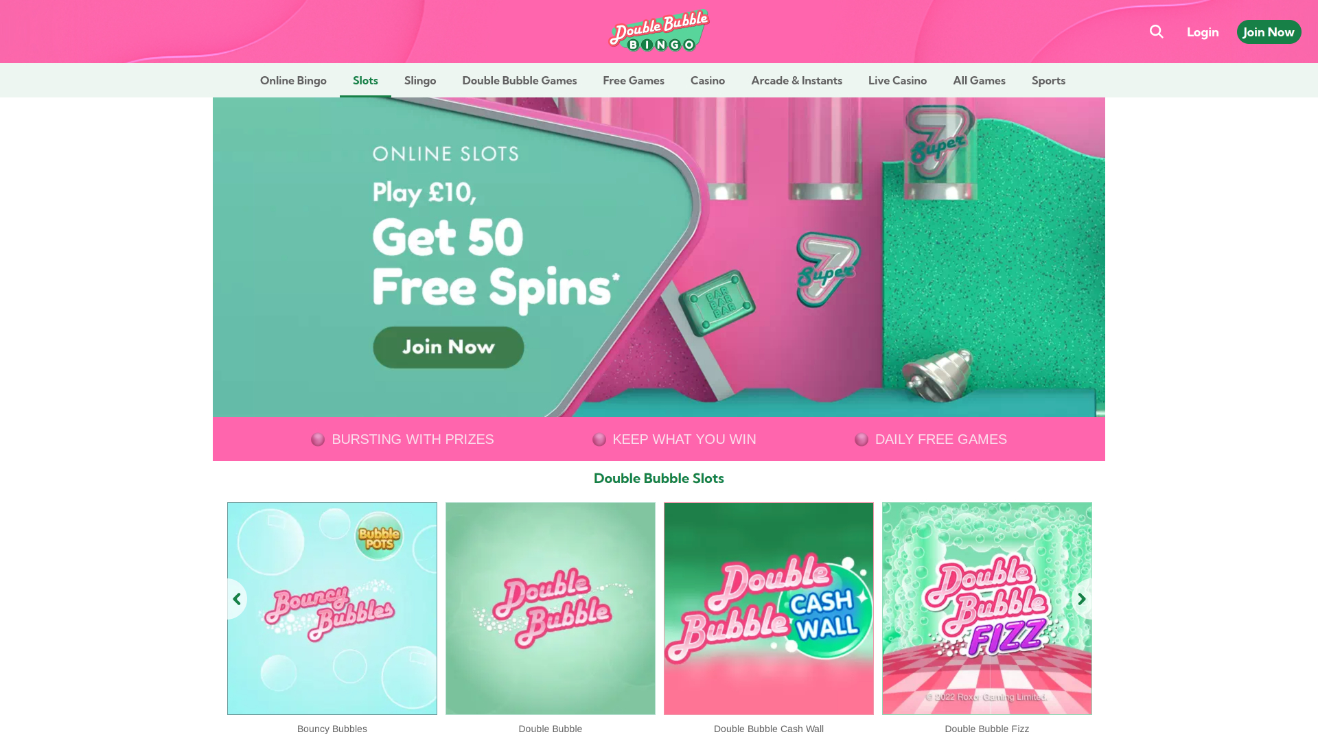 Giochi Double Bubble Bingo Desktop