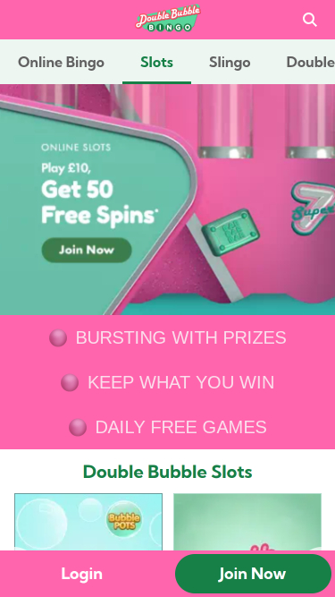 Giochi Double Bubble Bingo Mobile