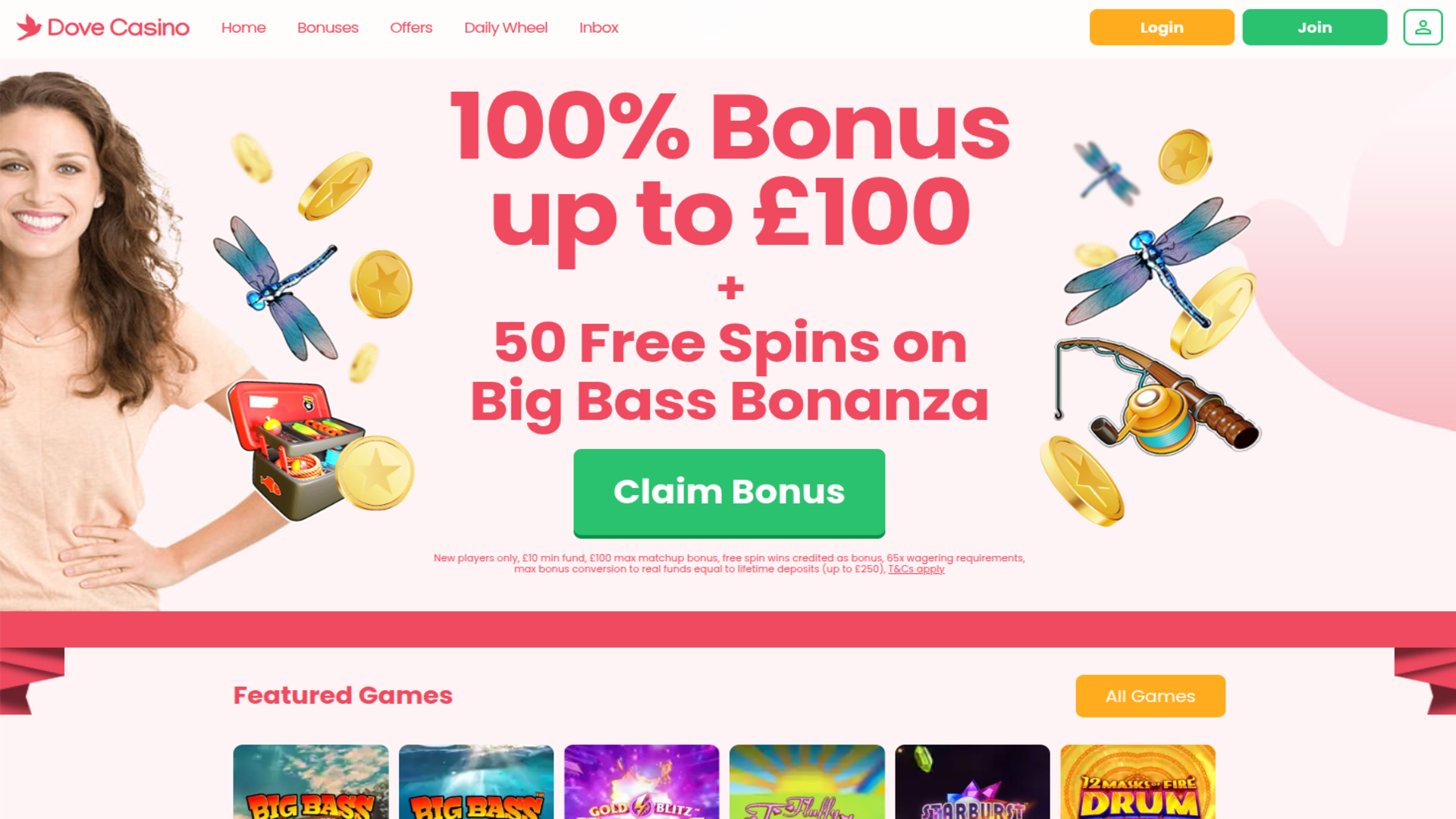 Page d’accueil Dove Casino Bureau