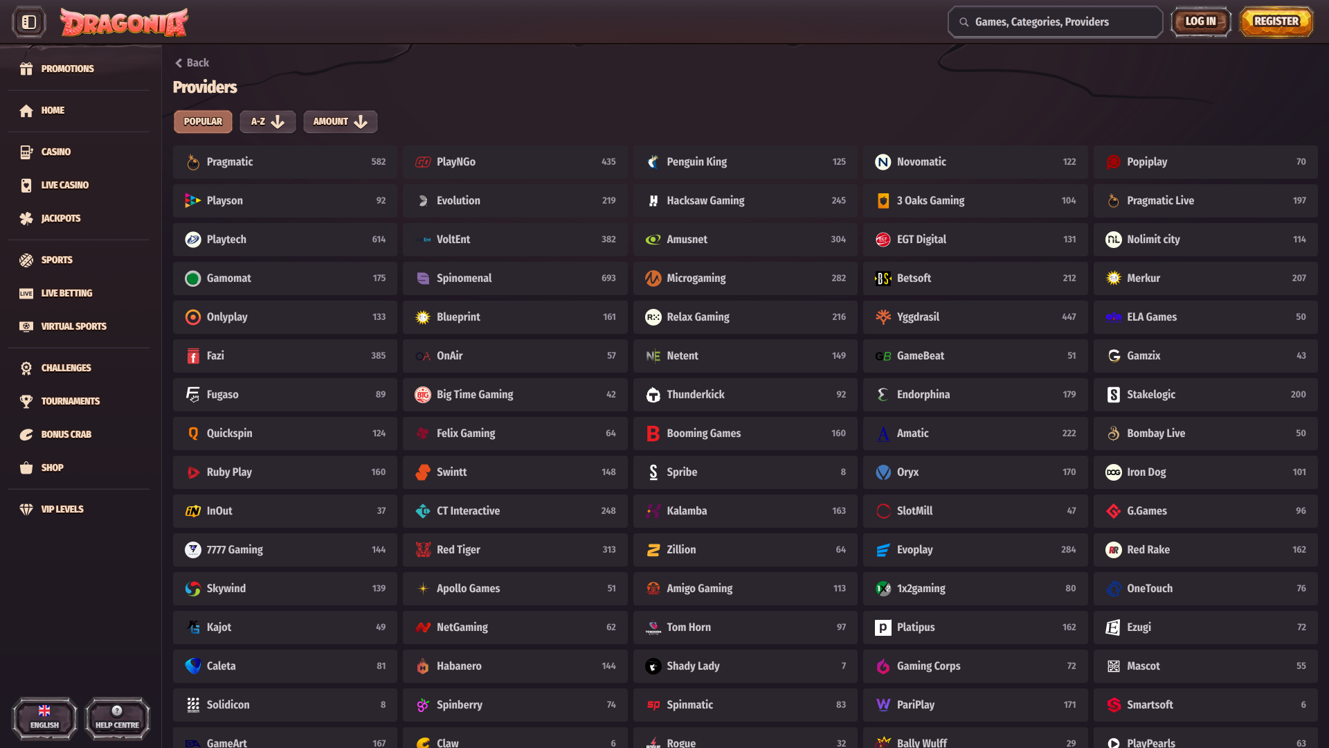 Développeurs De Jeux Du Casino Dragonia Pour Ordinateur