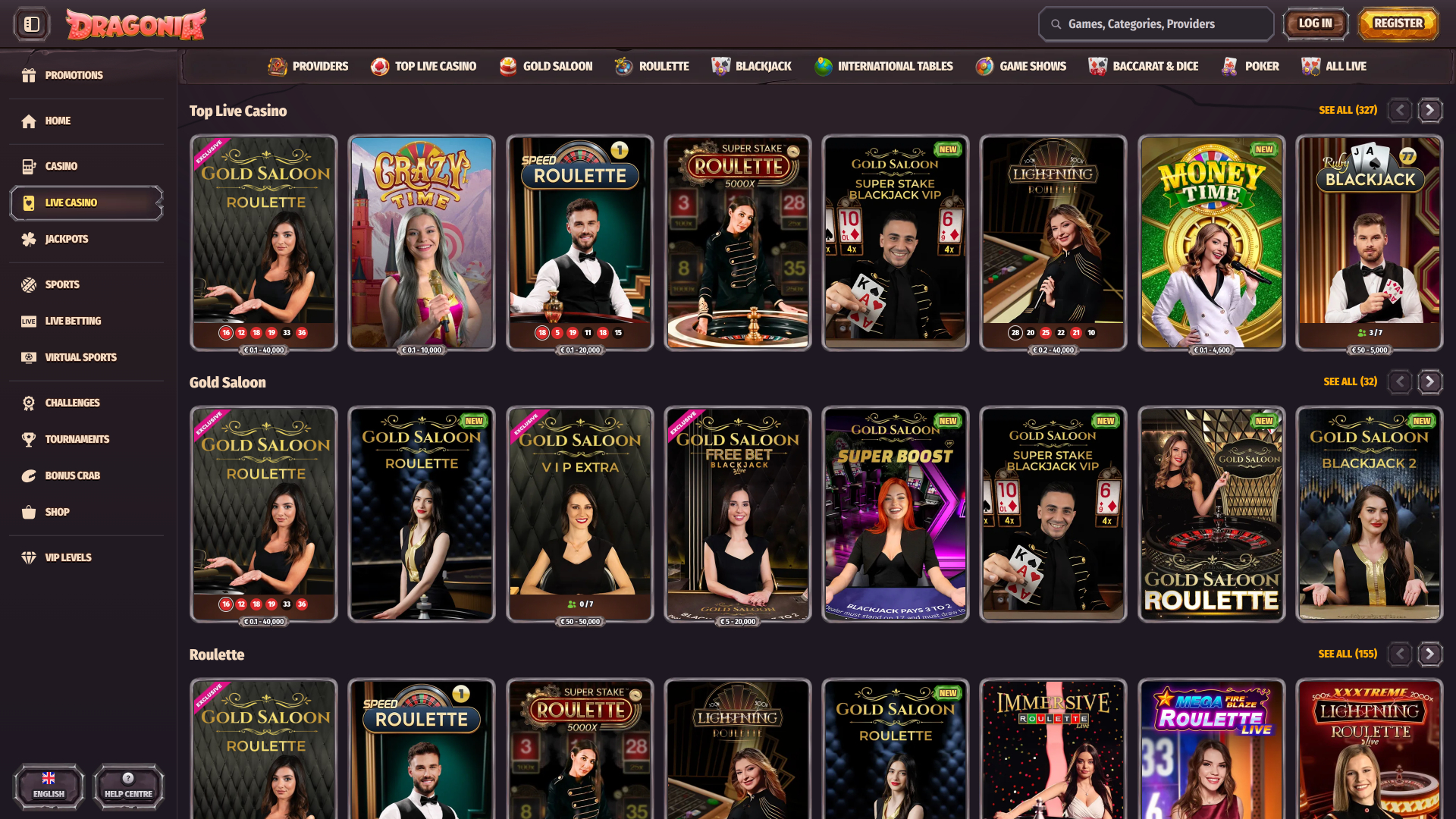 Casino Dragonia Avec Croupiers En Direct Pour Ordinateur