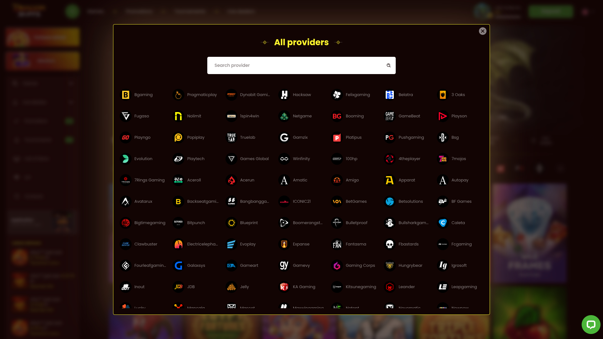 Desarrolladores de juegos del casino Dragonslots Desktop