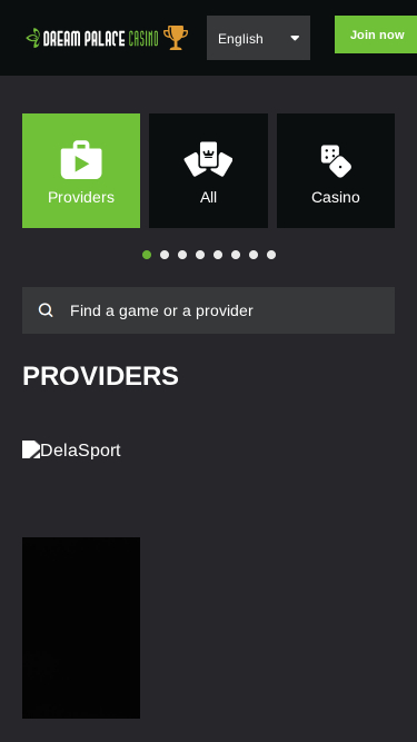 Desarrolladores de juegos de casino Dream Palace para móviles