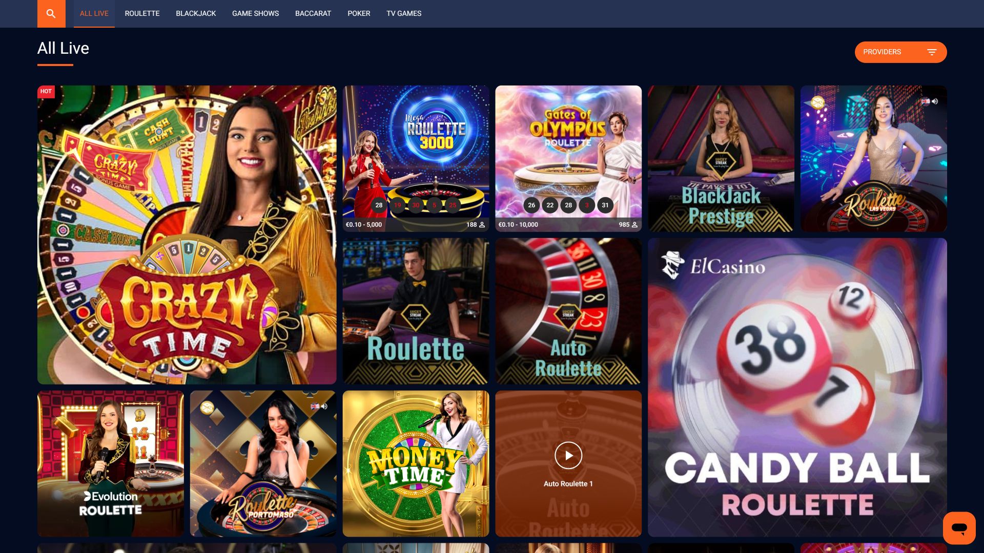 Image du croupier en direct desktop de Dream.bet