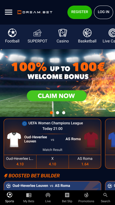Sports Dream.bet sur Mobile