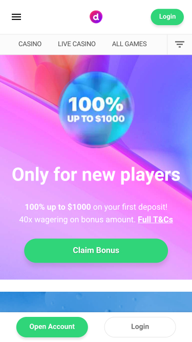 Promotions Dreamz Casino Mobile