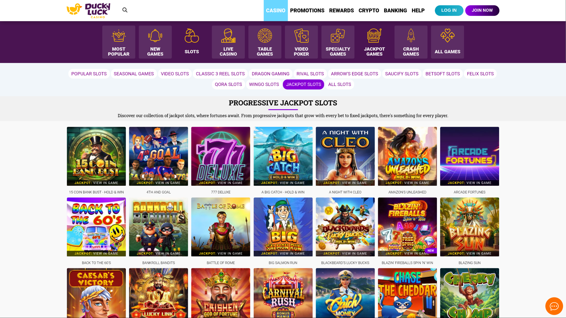 Jackpot del casinò Ducky Luck Desktop