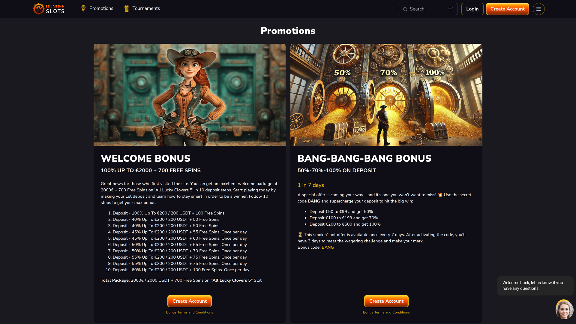 Promotions De Dundeeslots Casino Sur Ordinateur