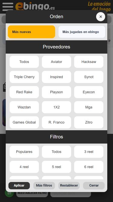Développeurs du jeu d'images Ebingo pour mobile