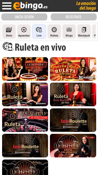 Image d'Ebingo Mobile Croupier en direct