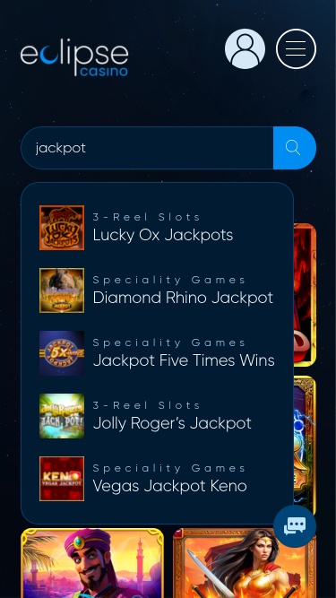 Eclipse Casino Jackpot Mobile