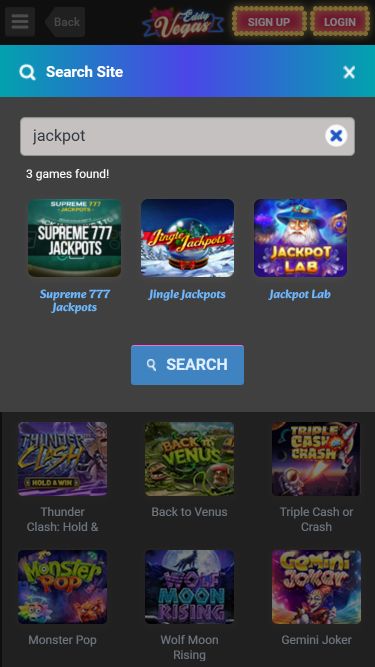 Mobiles Bild des Jackpots von Eddy Vegas