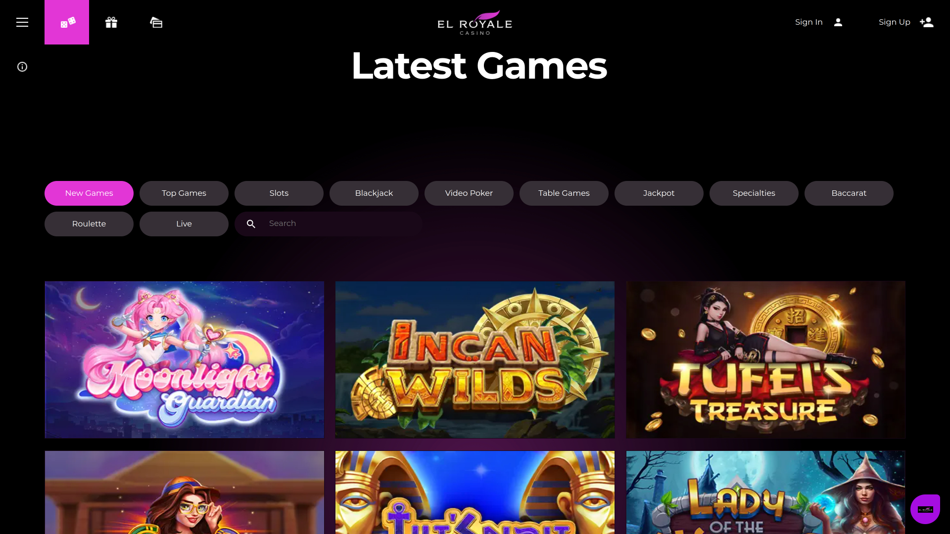 Jeux de casino Royale sur ordinateur