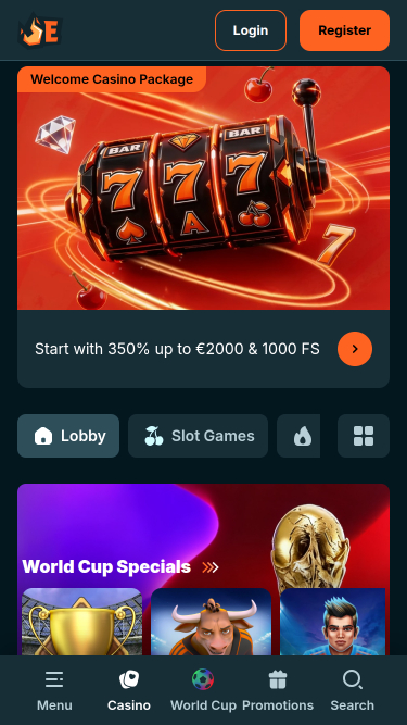 Juegos de escritorio de Emberbet Casino
