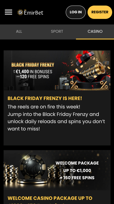 Promotions EmirBet Mobile