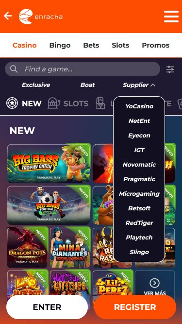 Développeurs du jeu mobile Enracha Casino