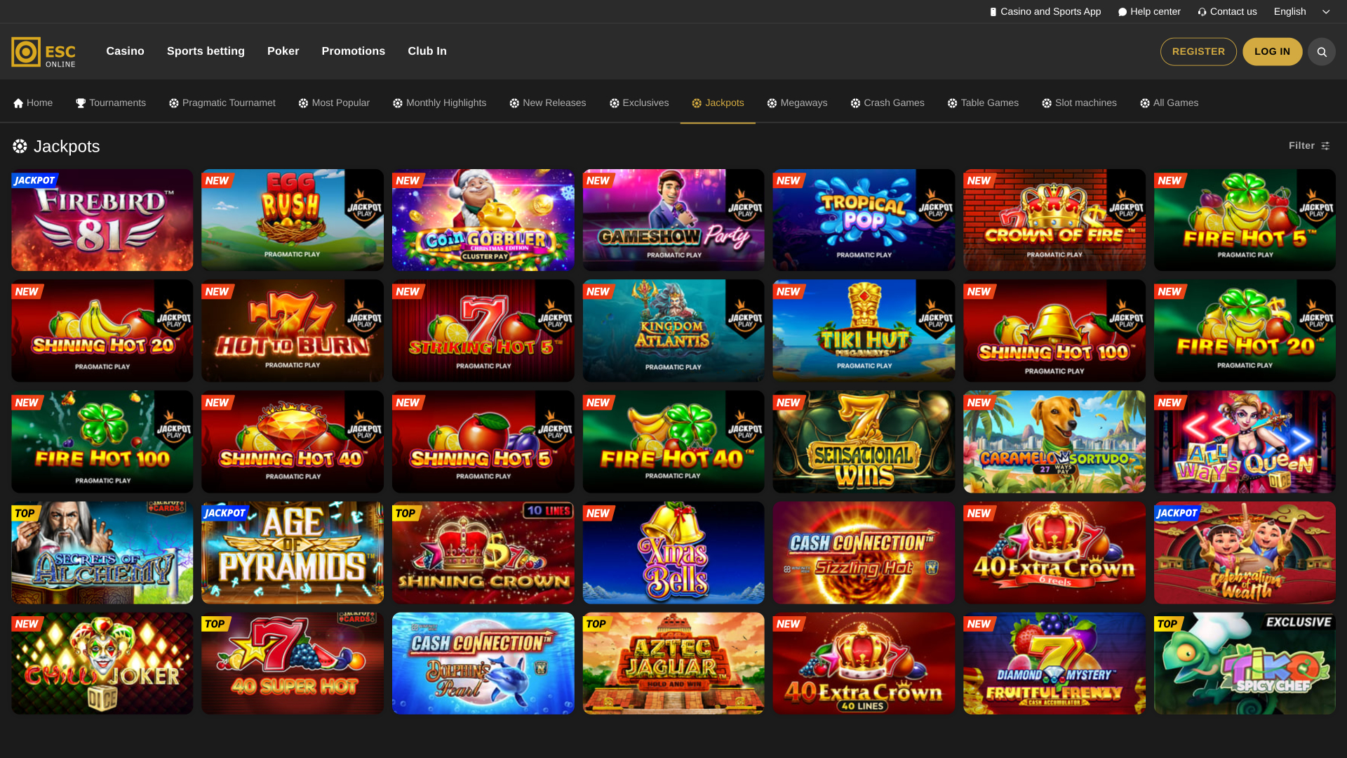 Jackpot du casino Estoril Sol ordinateur de bureau