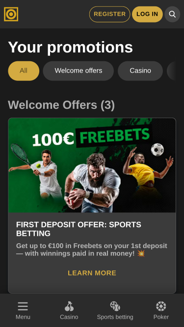 Promotions mobiles du casino Estoril Sol