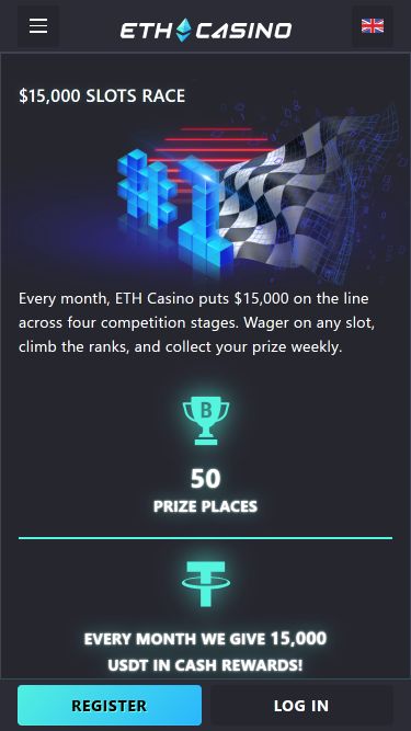 Мобильные турниры ETH Casino