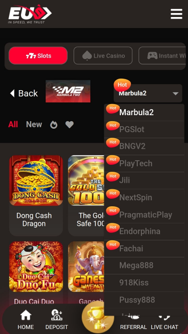 Разработчики мобильных игр для казино EU9