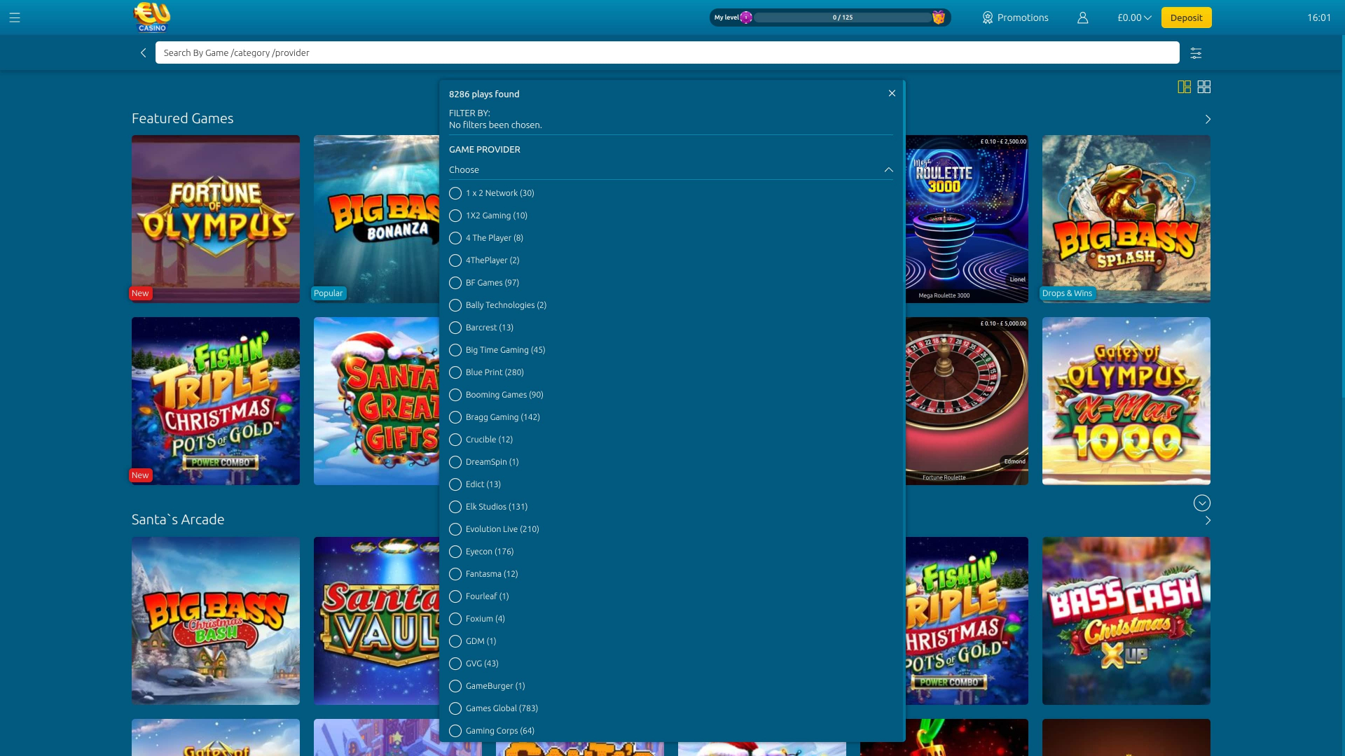 Escritorio para desarrolladores de juegos de EUcasino