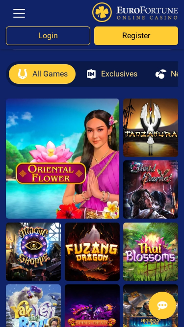 Juegos de casino EuroFortune para móvil