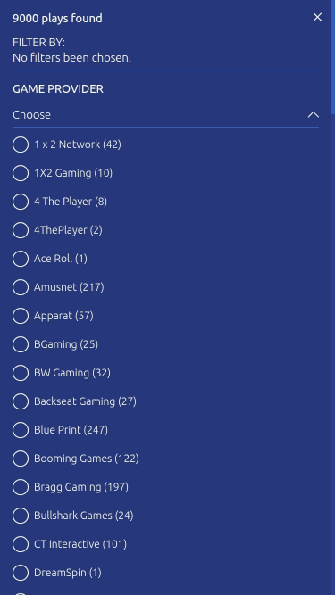 EuroMania Casino Game Developers Mobile