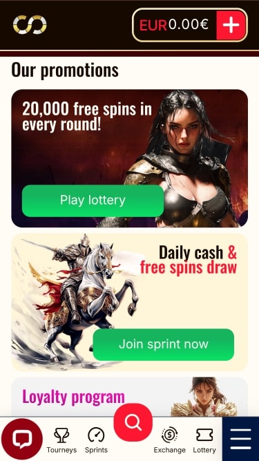 Everum Casino Promotions Mobile