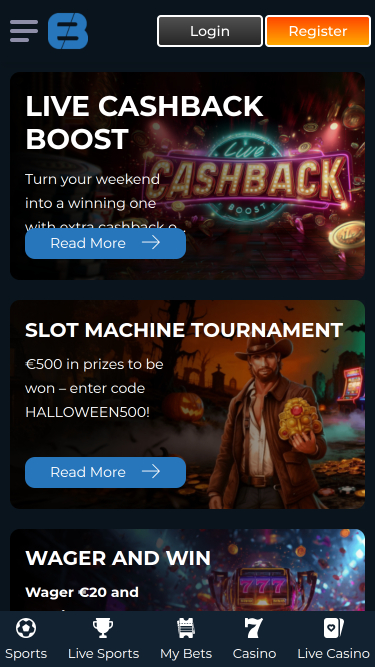 Promotions mobiles de Exclusive Bet Casino