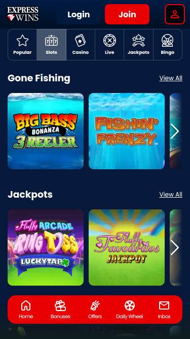 Giochi mobili di Express Wins