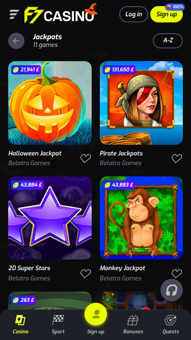 Bote móvil de F7 Casino