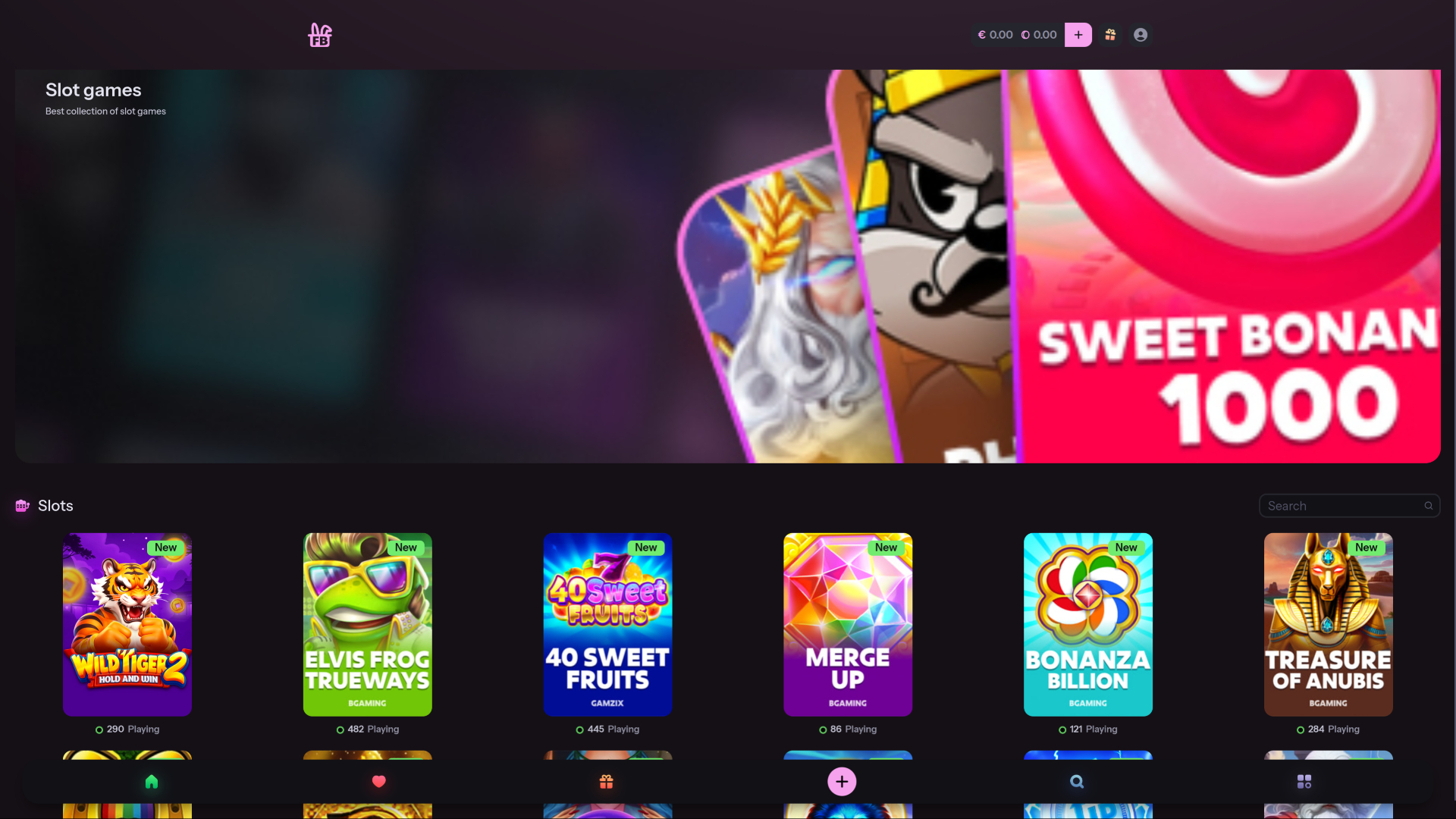 Игры казино FantasyBet для настольных компьютеров