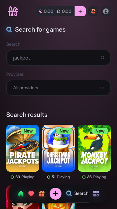 FantasyBet Casino Jackpot Mobile
