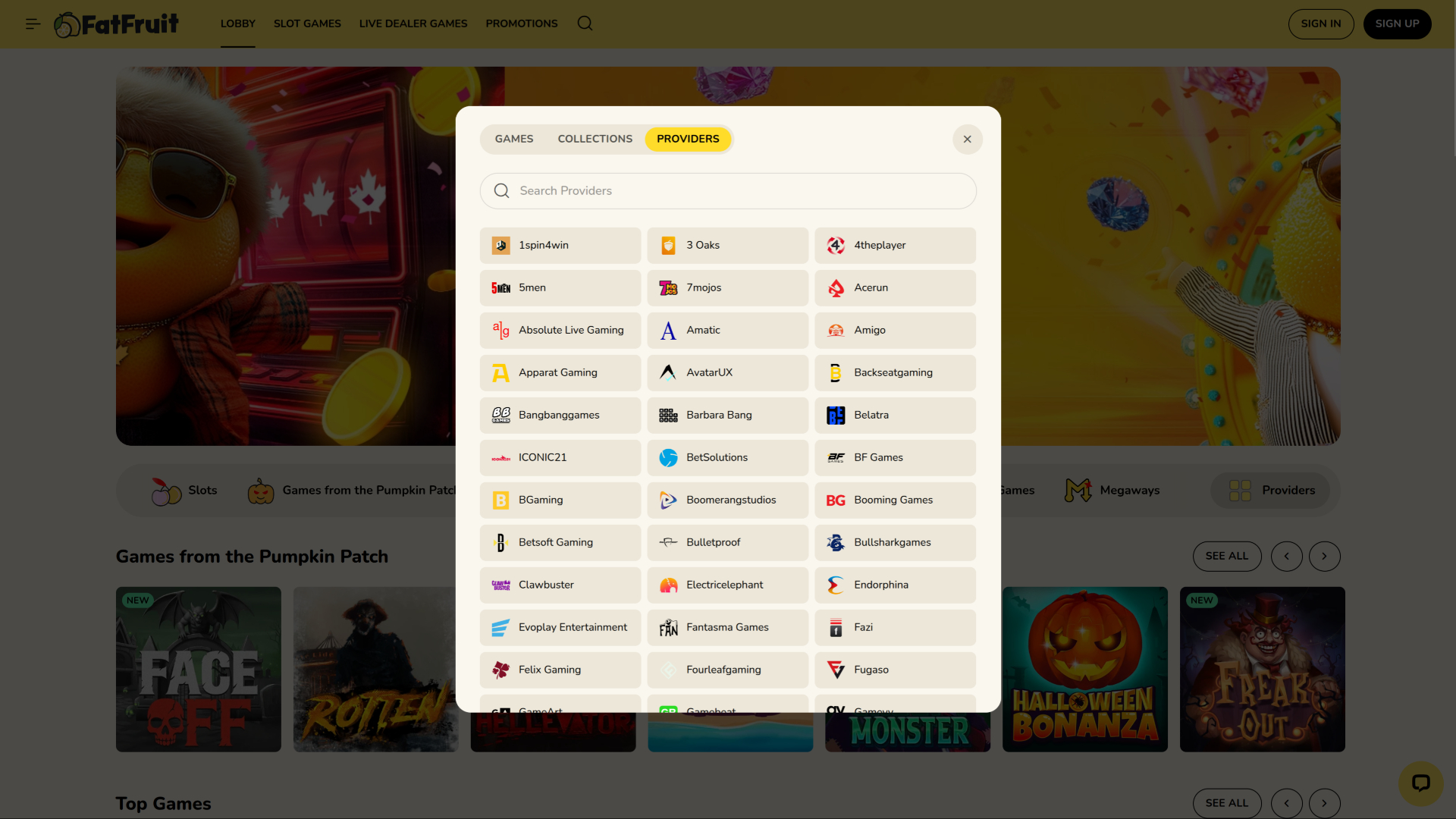 FatFruit Casino Desktop Game Developers