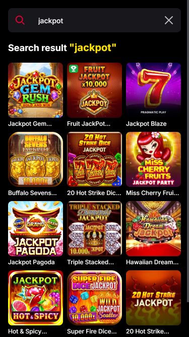 FieryPlay Casino Mobile Jackpot