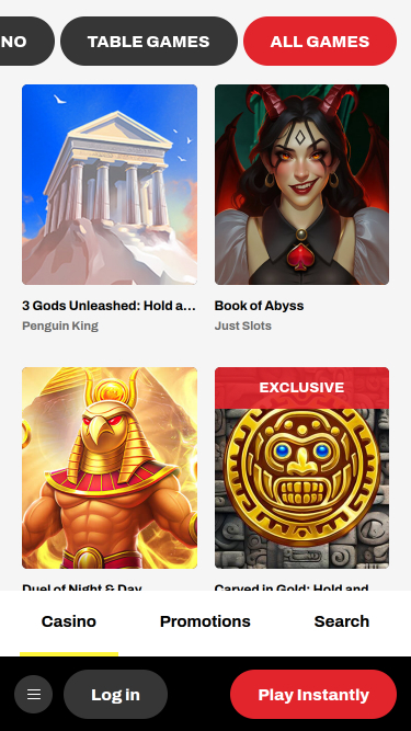 Firespin Casino Jeux mobiles