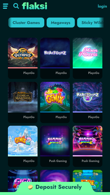 Giochi cluster Flaksi per mobile