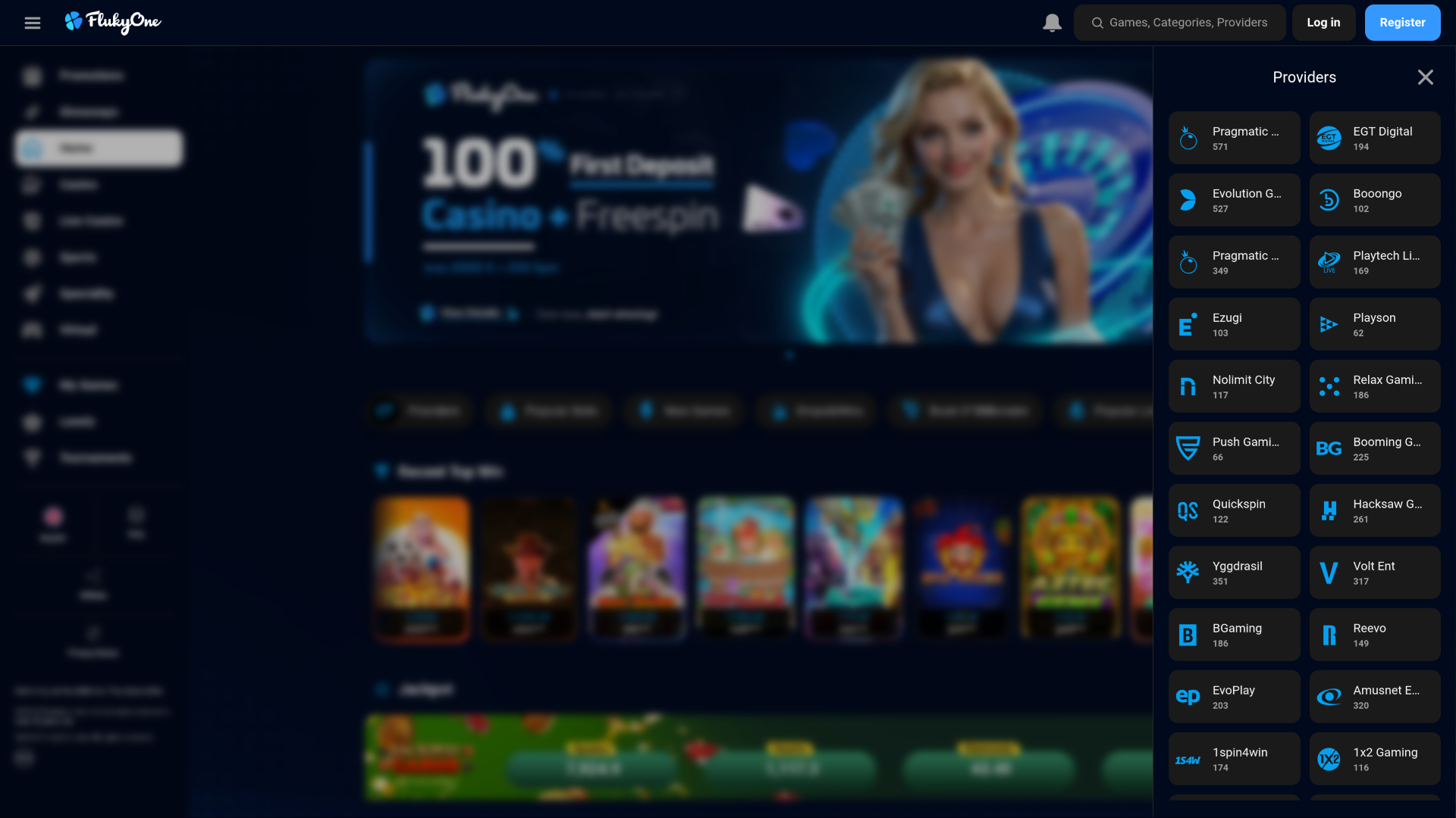 Développeurs de jeux de FlukyOne sur ordinateur