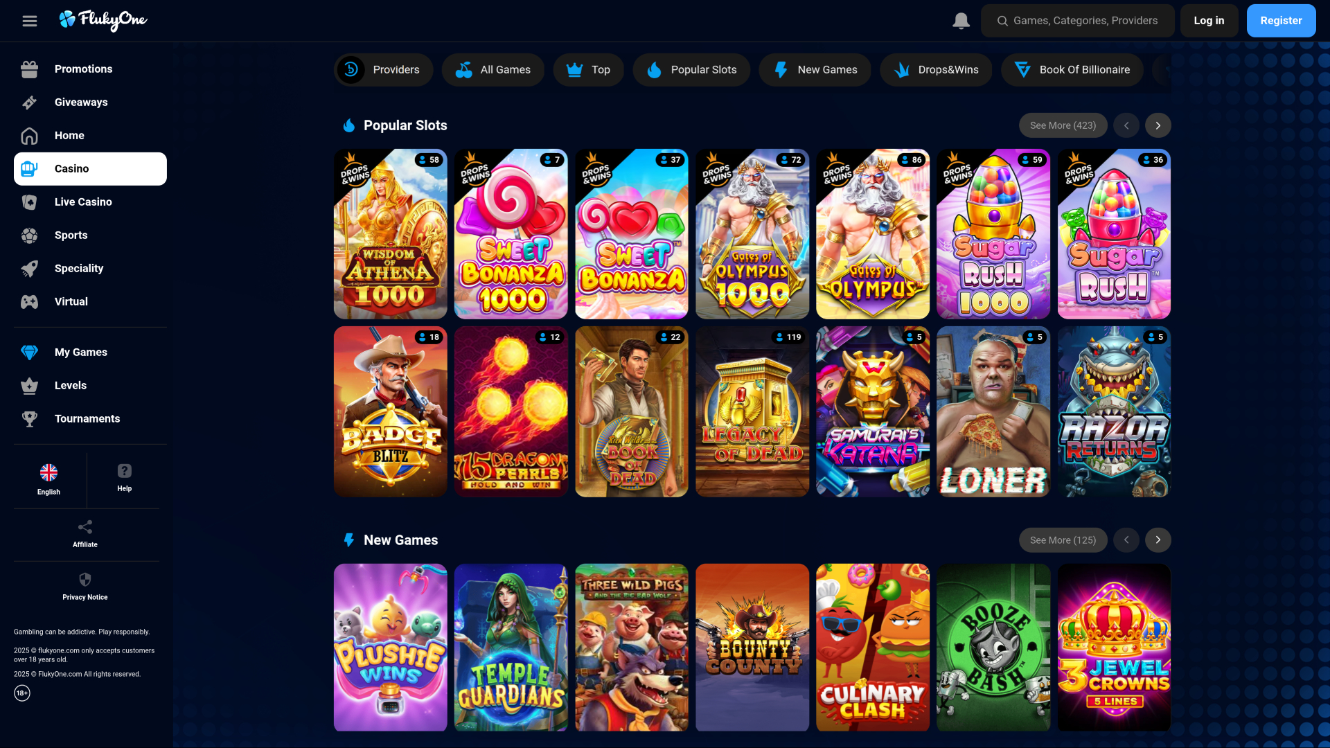 Jeux de FlukyOne sur ordinateur