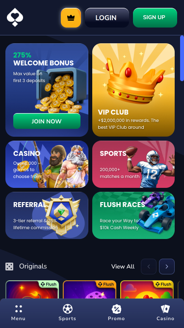 Flush Mobile Pagina Iniziale