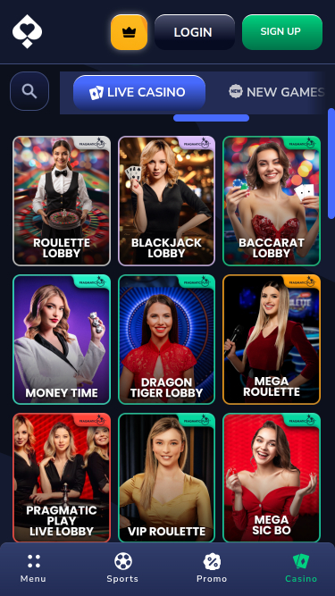 Flush Mobile Live Dealer