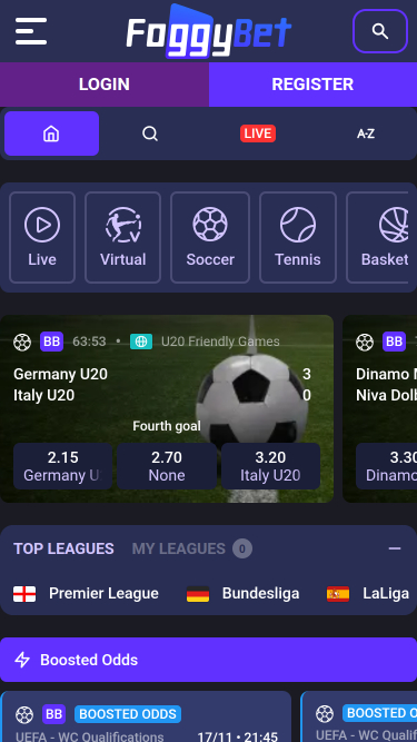 Foggybet Mobile-Sport