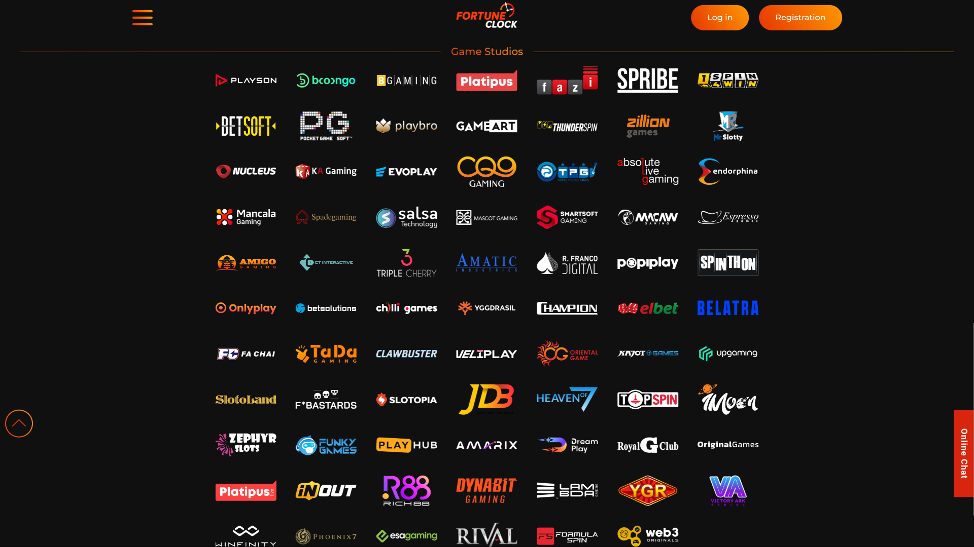 Développeurs de jeux de Fortune Clock Casino Desktop