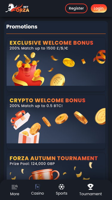 ForzaBet Casino Mobile Promotions